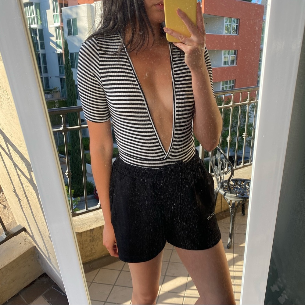 Cotton bodysuit (thong)